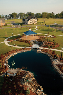 Village Square Park in The Riverfront