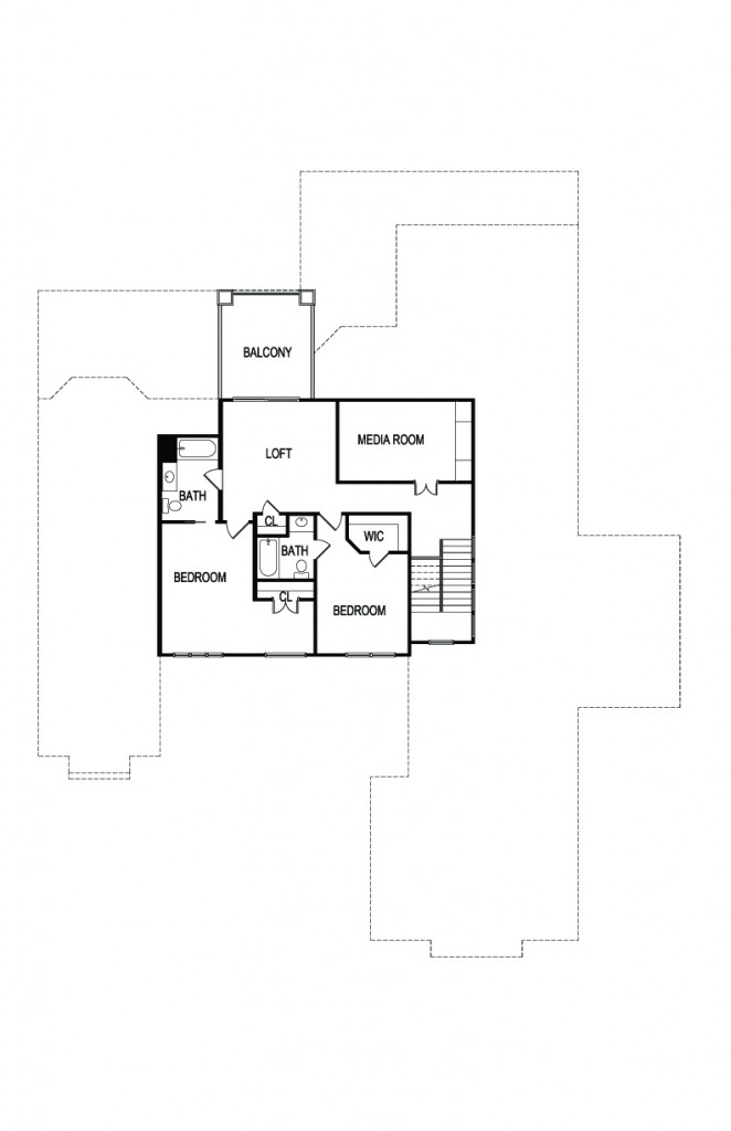 Clark Whitehill Second Floor Floorplan