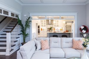 Large Family room with sectional couch